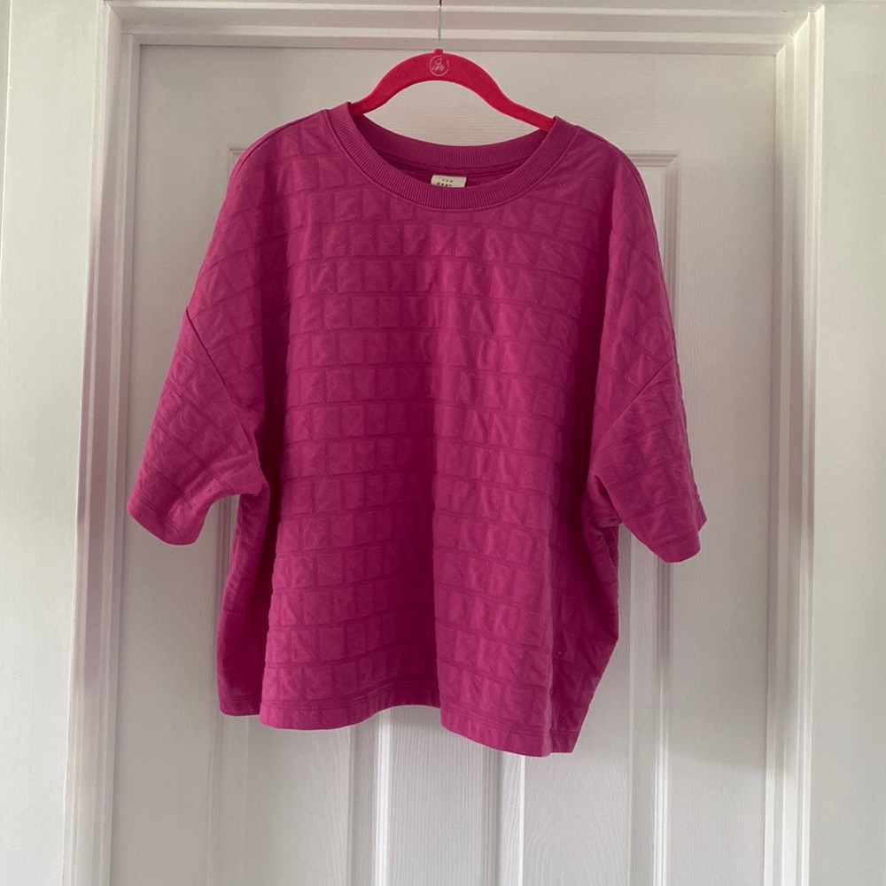 A New Day shirt sleeve pink top